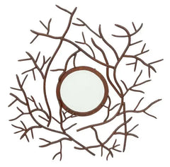 Custom Van der Straeten Style Iron Branch Mirror