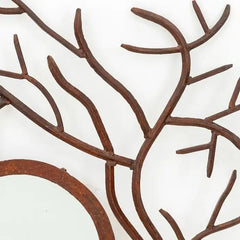 Custom Van der Straeten Style Iron Branch Mirror