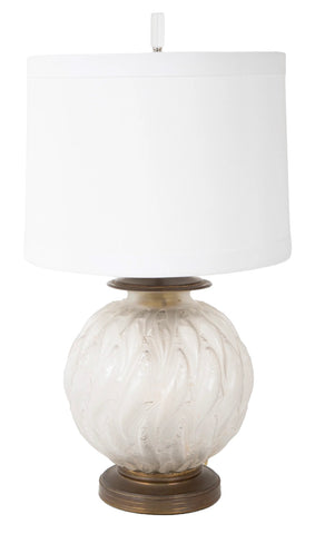 Rene Lalique "Marissa" Vase now a Lamp