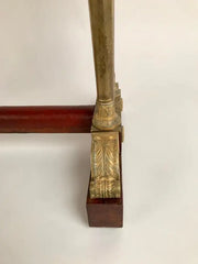 Regency Mahogany and Gilt Bronze Side Table