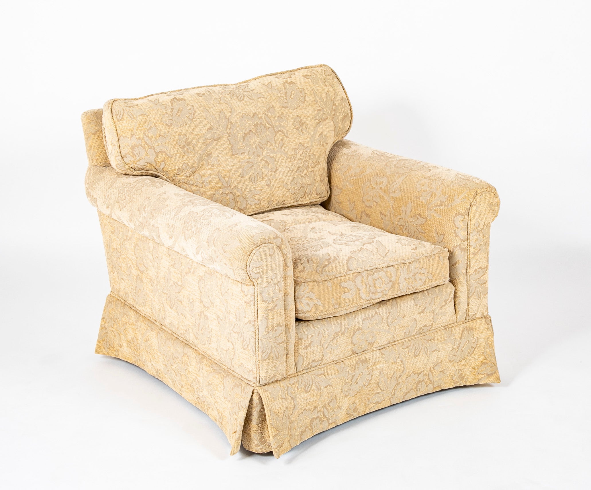 Armchair and Ottoman for Baker Furniture