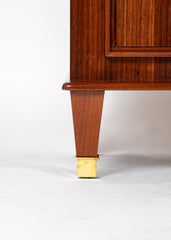 A Three Drawer Rosewood Commode in the Manner of Jacques Adnet