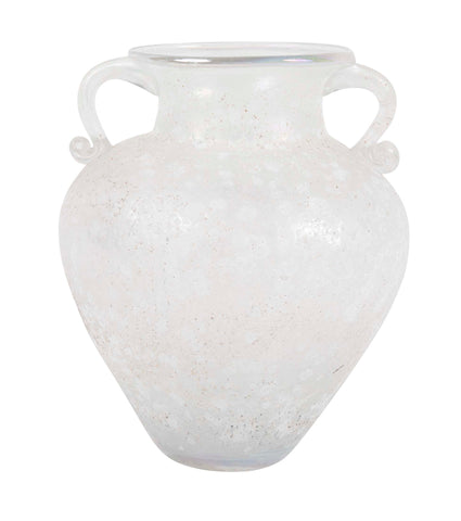 Murano Baluster Form Iridescent Glass Vase