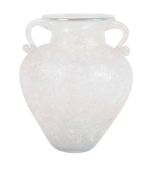 Murano Baluster Form Iridescent Glass Vase