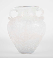 Murano Baluster Form Iridescent Glass Vase