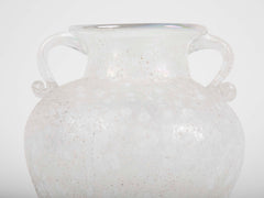 Murano Baluster Form Iridescent Glass Vase