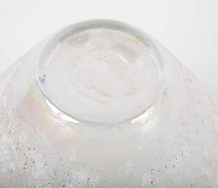 Murano Baluster Form Iridescent Glass Vase
