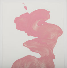 Iridescent Oil Paint and Wax on Paper by James Nares