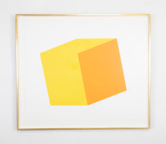 Ellsworth Kelly Yellow and Orange Lithograph