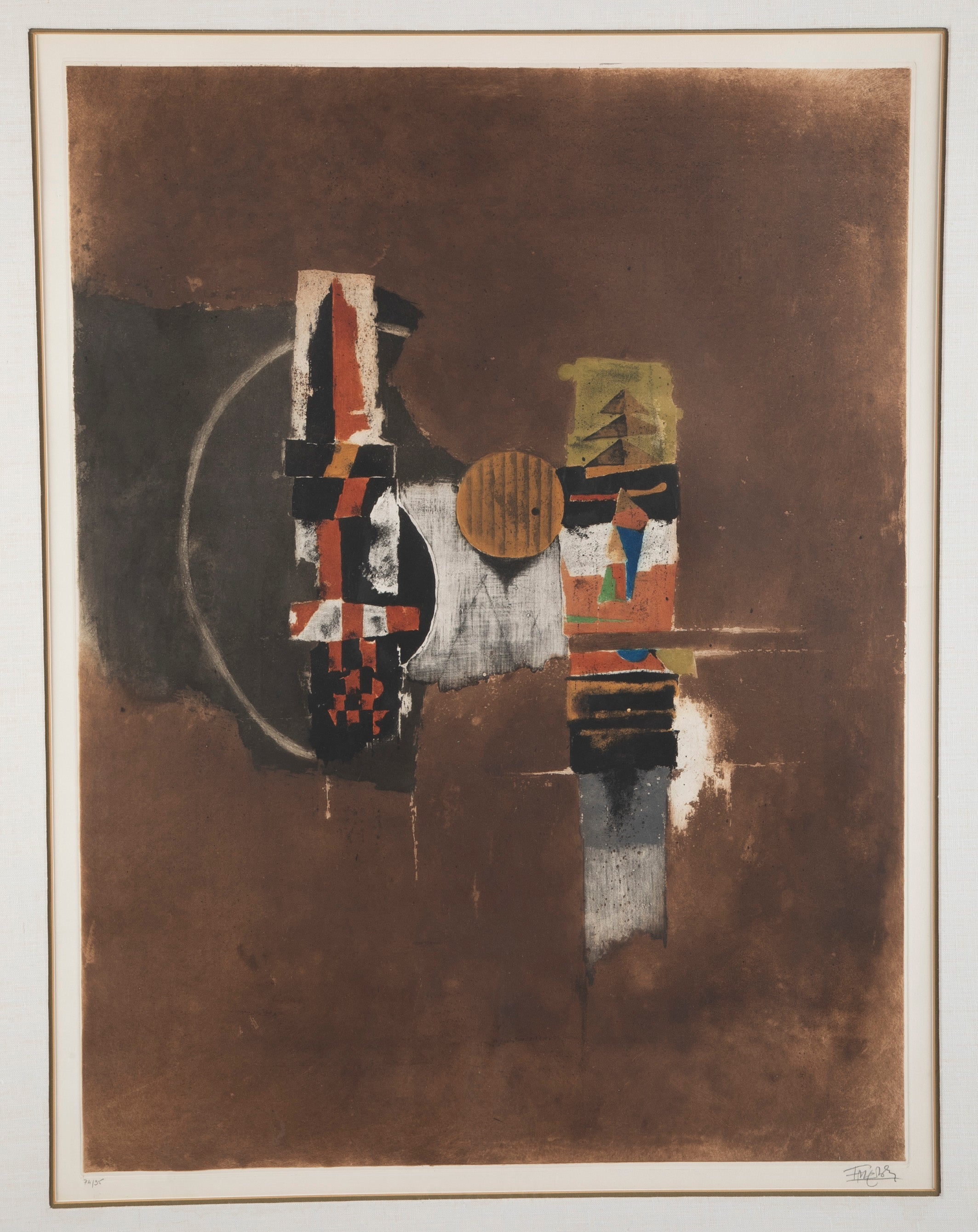 Johnny Friedlander Untitled Color Etching with Aquatint on Paper