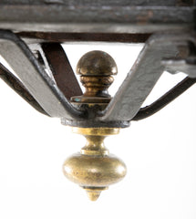 American Wrought Iron and Bronze Lantern Probably by E. F. Caldwell