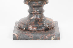 Pair of Italian Neoclassical Style Variegated  Marble Urns