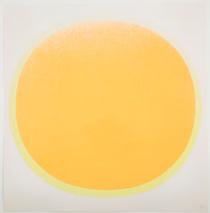 Rupprecht Geiger Serigraph 'Orange Circle with Yellow Corona'
