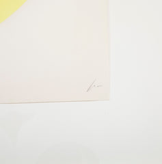 Rupprecht Geiger Serigraph 'Orange Circle with Yellow Corona'