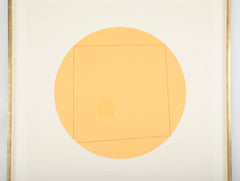 "Distorted Square within a Circle" by  Robert Mangold