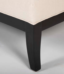 Art Deco French Ebonized Daybed with Graceful Lines