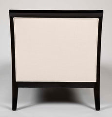 Art Deco French Ebonized Daybed with Graceful Lines