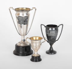 Early 20th Century Set of Three Trophies for Greenwich Academy & GCDS Riding & Pet Shows