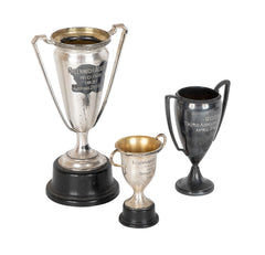 Early 20th Century Set of Three Trophies for Greenwich Academy & GCDS Riding & Pet Shows