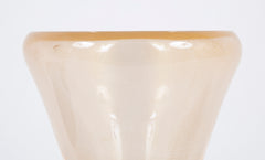 Elsa Peretti for Tiffany Gold Flecked Glass Vase
