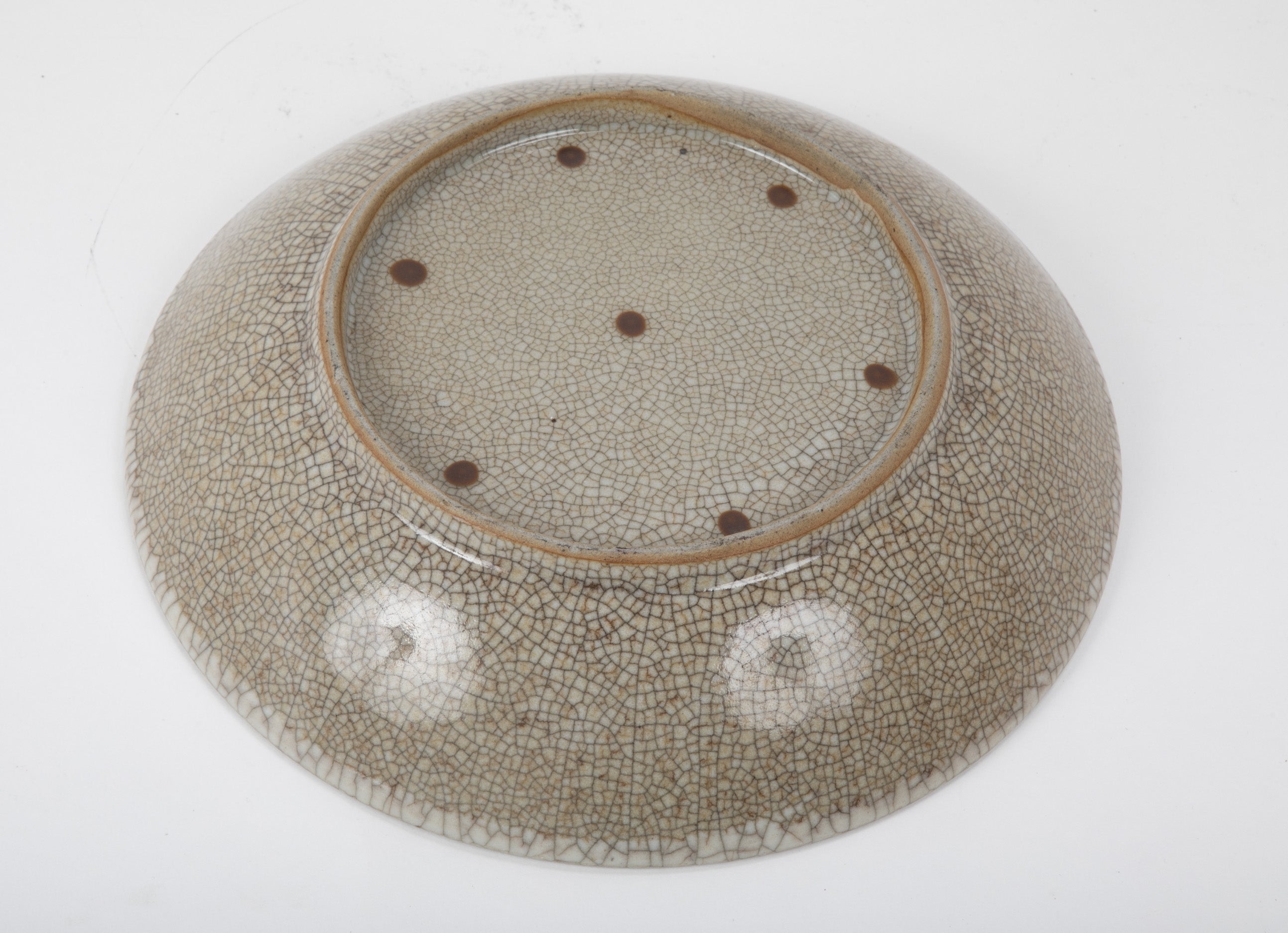 Chinese Crackle Ware Dish