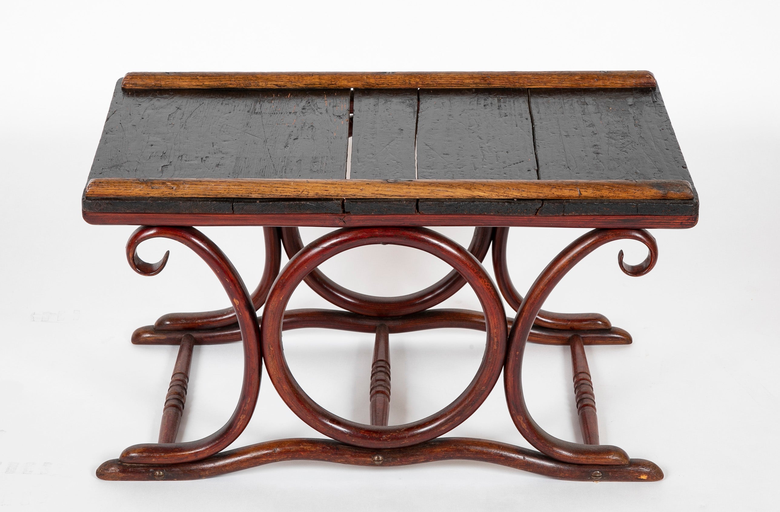 Pair of Late 19th Century Bentwood Tabourets