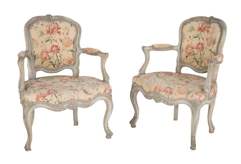 Pair of Louis XV Armchairs