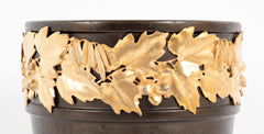 Bronze and Gilt Bronze German Planter by Anezin Kayser