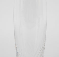 Steuben Crystal Decanter with Swirl Design to Base & Stopper