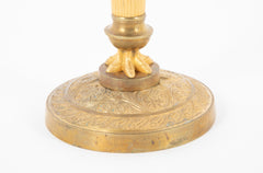 Pair of French Bronze d'Ore Candlesticks with Female figures as Column