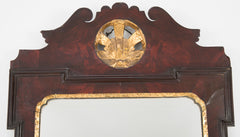 George II Walnut Sconce Mirror