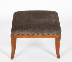 A Pair of Mid-Century Open Arm Chairs with Ottomans Attributed to Paolo Buffa