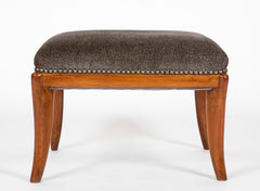 A Pair of Mid-Century Open Arm Chairs with Ottomans Attributed to Paolo Buffa