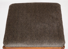 A Pair of Mid-Century Open Arm Chairs with Ottomans Attributed to Paolo Buffa