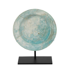 SOLD Turquoise Iridescent Glaze Bowl