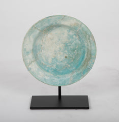 SOLD Turquoise Iridescent Glaze Bowl