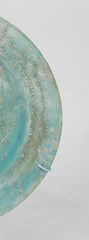 SOLD Turquoise Iridescent Glaze Bowl