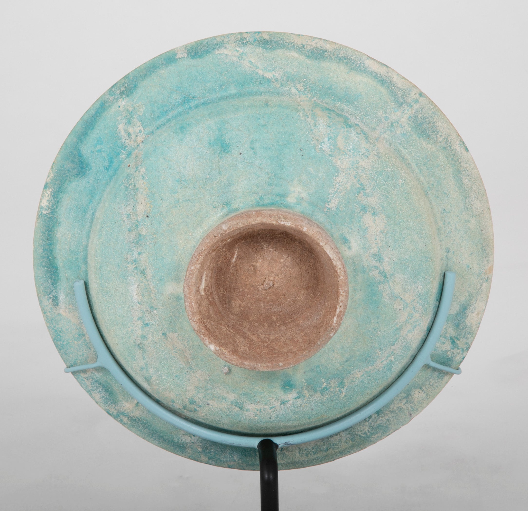 Turquoise Iridescent Glaze Bowl