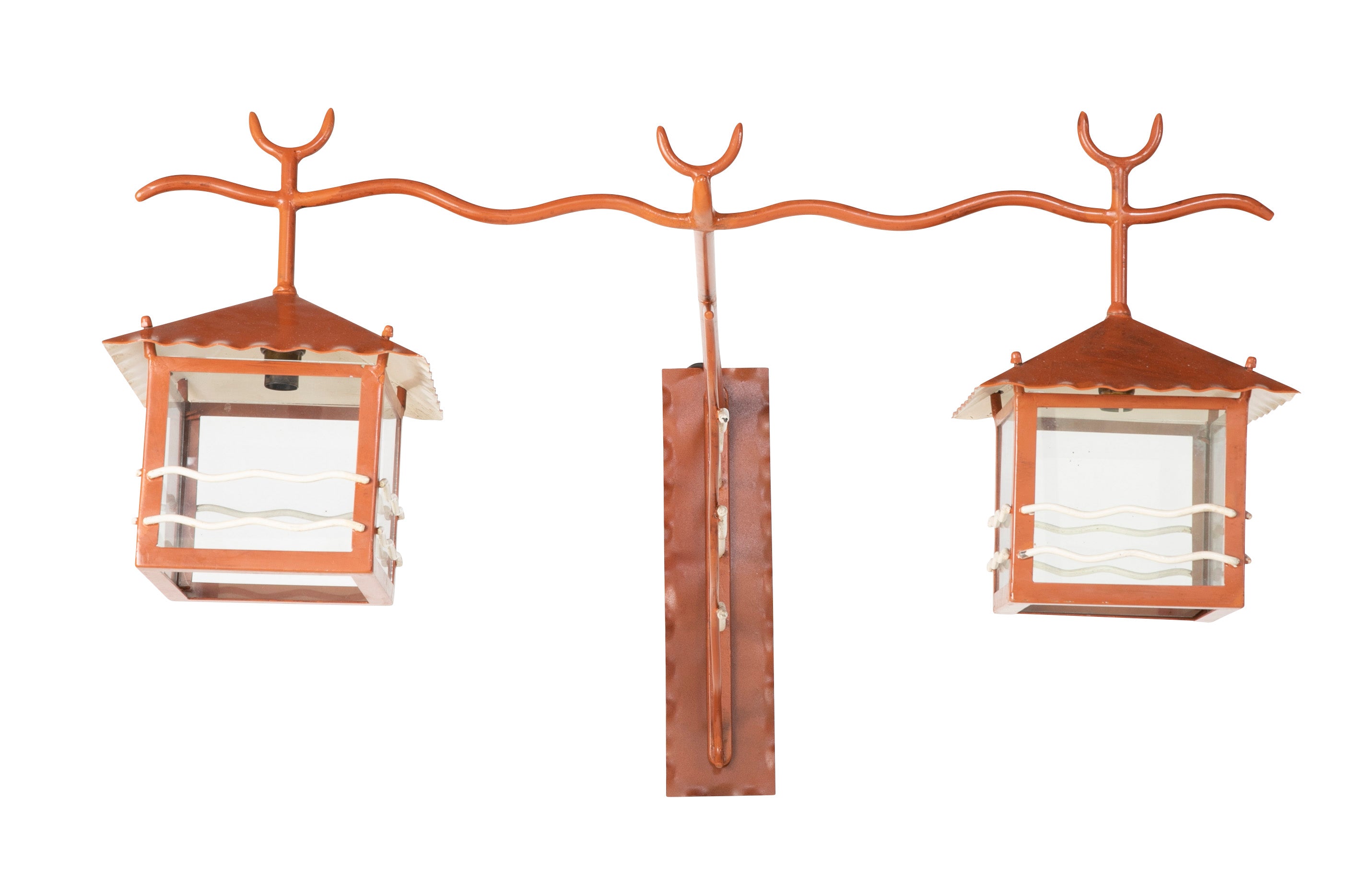 Pair of Exceptional French Sconces in the Manner of Jean Royere