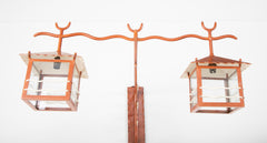 Pair of Exceptional French Sconces in the Manner of Jean Royere