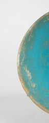 Turquoise Glazed Footed Bowl