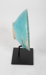 Turquoise Glazed Footed Bowl