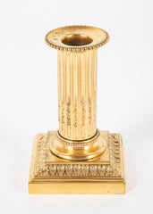 Pair of French 19th Century Neoclassical Candlesticks Stamped Cailar Bayard