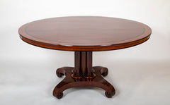 An English Mahogany Tilt Top Breakfast Table
