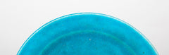 French Brilliant Blue Glazed Charger Designed by La Chenal
