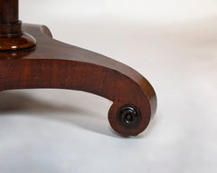 An English Mahogany Tilt Top Breakfast Table