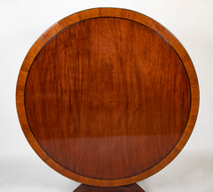 An English Mahogany Tilt Top Breakfast Table