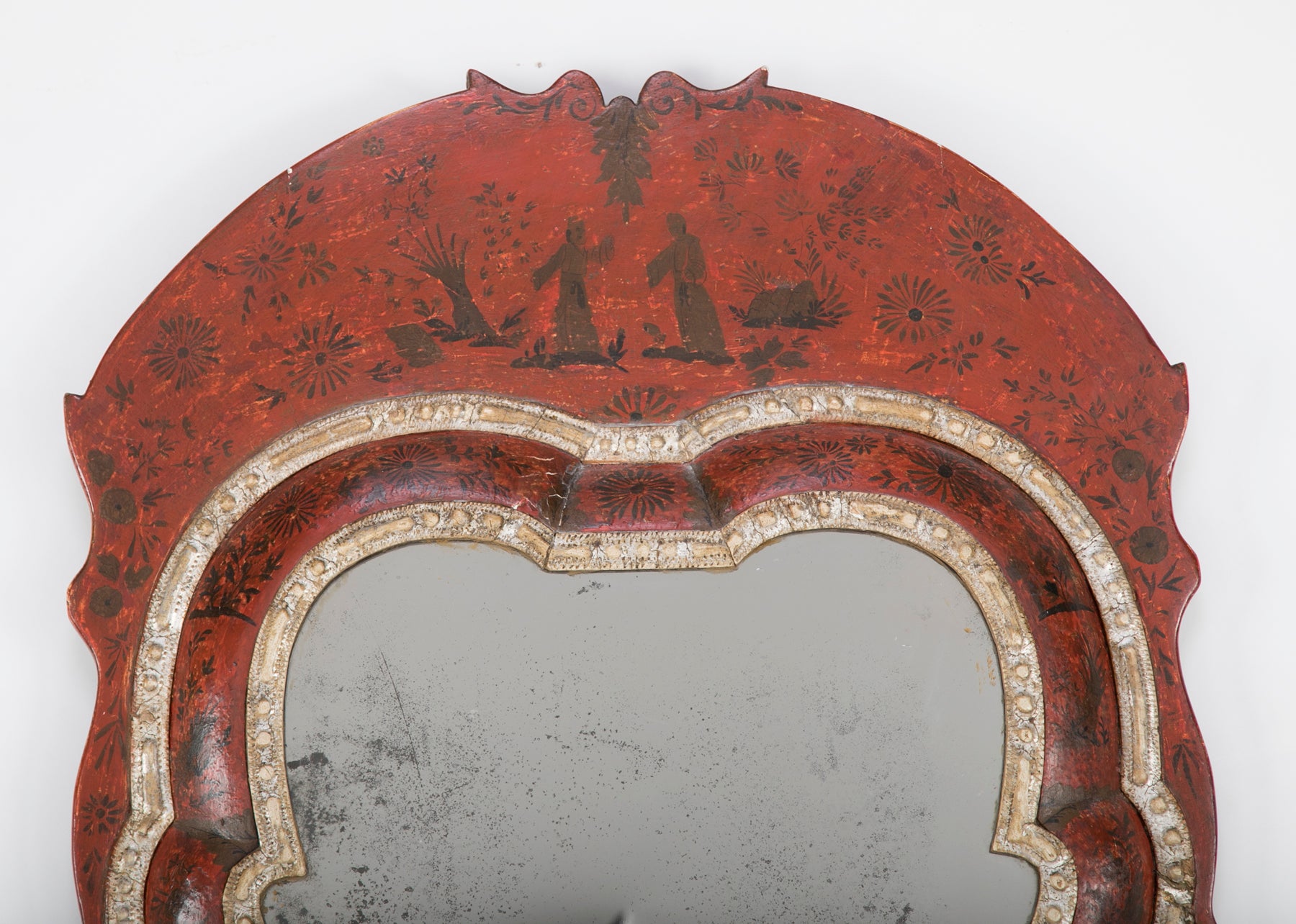 Late 18th Century Queen Anne Chinoiserie Mirror