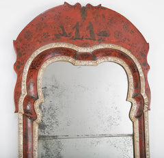 Late 18th Century Queen Anne Chinoiserie Mirror