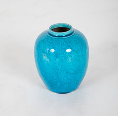 A Small Chinese Qing Dynasty Turquoise Jar